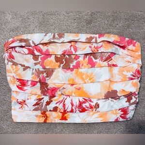 Abercrombie & Fitch Smocked Tube Top w/ Detachable Straps